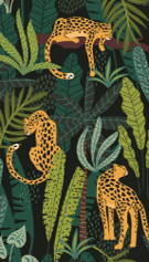 (Size:S; Pack 10) Back film ROCKSKIN - Cheetah