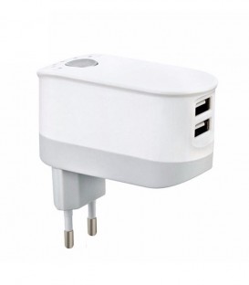 Chargeur Budi 2 Ports USB avec minuterie de temps