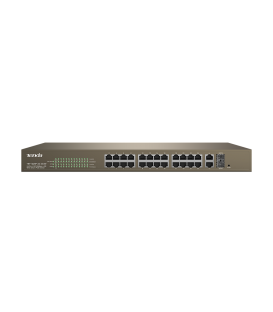 24-Port 10/100M + 2-Port Gigabit + 2 SFP Combo PoE - Tenda SMB