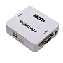 Adaptateur HDMI2VGA pour TV, PC, PS3 Support HD 1080P-Blanc
