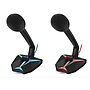 Microphone Gamer G33 USB avec Des Indicateurs LED et  Un Bouton Mute, Compatible avec Windows/macOS