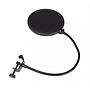 Filtre Anti-pop Protecteur Anti-bruit, Double couche pour Microphone, Avec Support Pivotant 360°