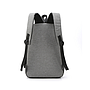 Sac à Dos Pour PC Portable Avec Port de Chargement USB intégré en Couleur Gris et Noir