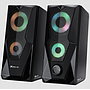 Haut-parleurs Stereo Gamer XTRIKE SK-501  avec LED RGB