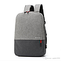 Sac à Dos Pour PC Portable Avec Port de Chargement USB intégré en Couleur Gris et Noir