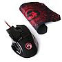 Souris Marvo G909+G1 gamer 8 boutons et 4 couleurs LED avec tapis