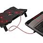 Refroidisseur MARVO FN-30 pour ordinateur portable jusqu'à 17 pouces (Rouge)
