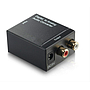 Adaptateur Audio numérique, coaxiaux ou Toslink en L/R. - (liq)