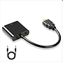 Adaptateur Cable HDMI Vers VGA avec Câble Audio