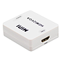 Adaptateur HDMI2VGA pour TV, PC, PS3 Support HD 1080P-Blanc