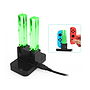 Station de Chargement LED  4 en 1 pour les Contrôleurs  Joy Con-TNS-875