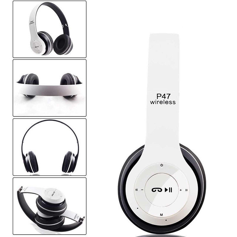 Casque Stéréo Bluetooth avec Lecteur pour carte mémoire
