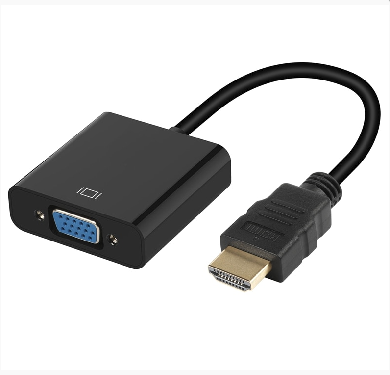 Adaptateur Cable HDMI Vers VGA avec Câble Audio