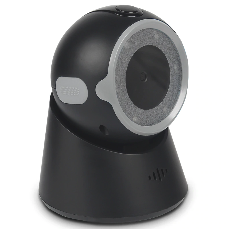Scanner de code à barres 1D / 2D filaire USB de bureau