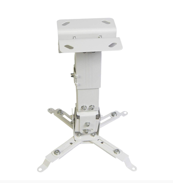Support Métal pour Projecteur, Soutient 15kg, Ajustable et Rotatif 360 degrés