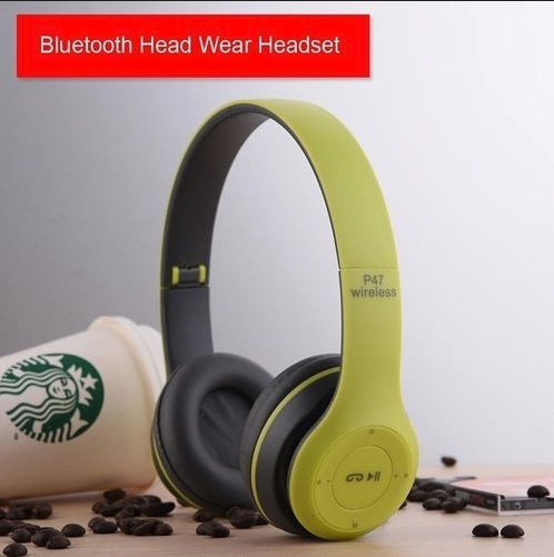 Casque Stéréo Bluetooth avec Lecteur pour carte mémoire