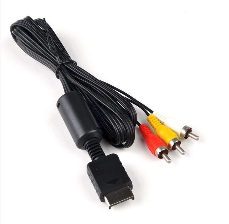 Câble AV pour PS2 et PS3 avec 3 RCA Câble TV, Offre vidéo et audio Haute qualité