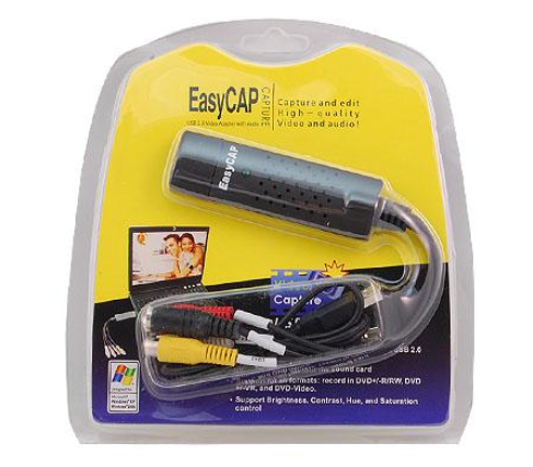 EasierCAP - dc60-Clé USB d'acquisition vidéo RCA S-Vidéo