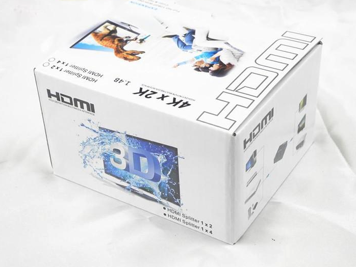 Commutateur HDMI Splitter 2 Port 1x2 avec 2 Switcher Soutien HDTV 1080 P