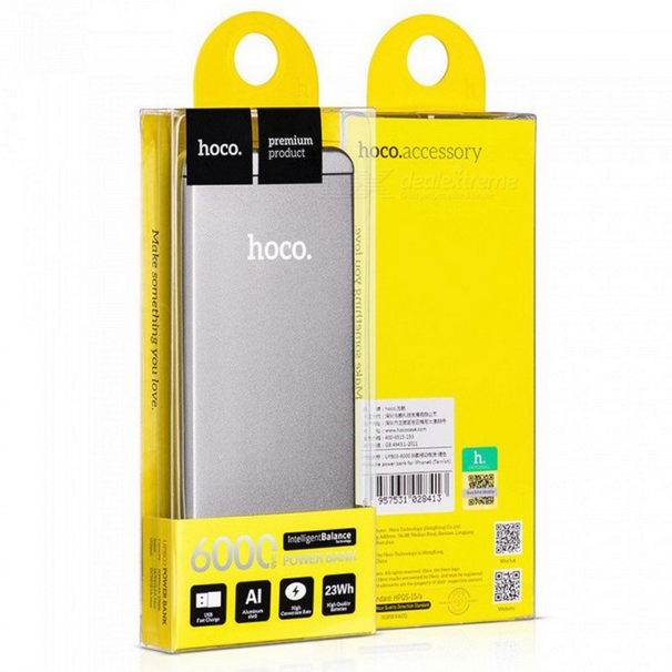 HOCO UPB03 Double USB 6000 mAh Power bank