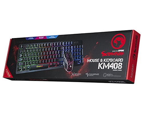 PACK GAMING/ MARVO/ KM400+G1 /CLAVIER + SOURIS+ TAPIS de SOURIS