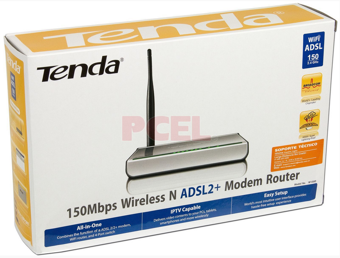 ROUTEUR ADSL Tenda W150M+