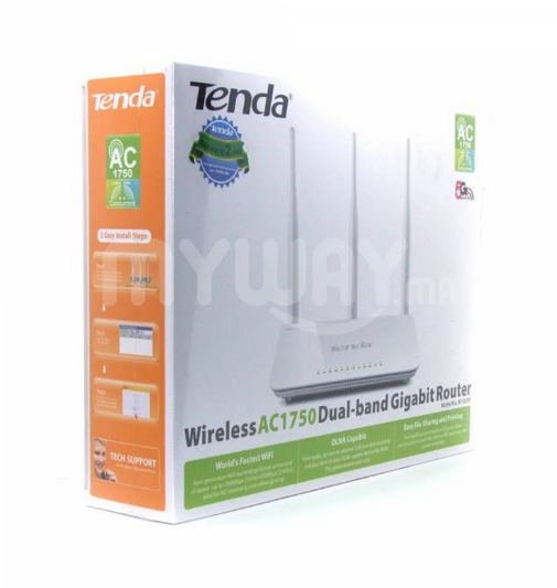 Routeur Gigabit Bi-Bande Sans-Fil AC1751 TendaW1800R 