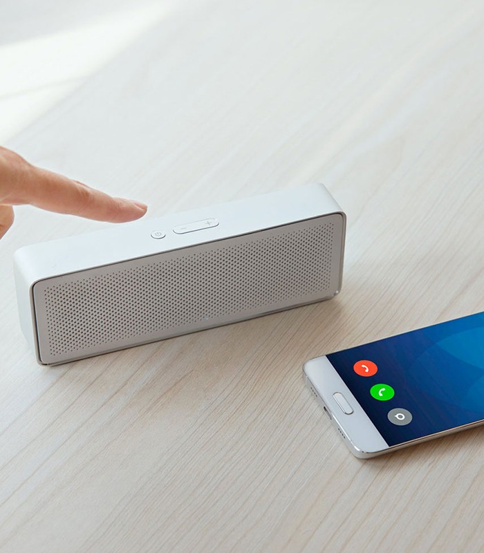 Xiaomi Mi Bluetooth Speaker Basic 2 Enceinte Bluetooth Stereo HD avec Microphone - Blanc