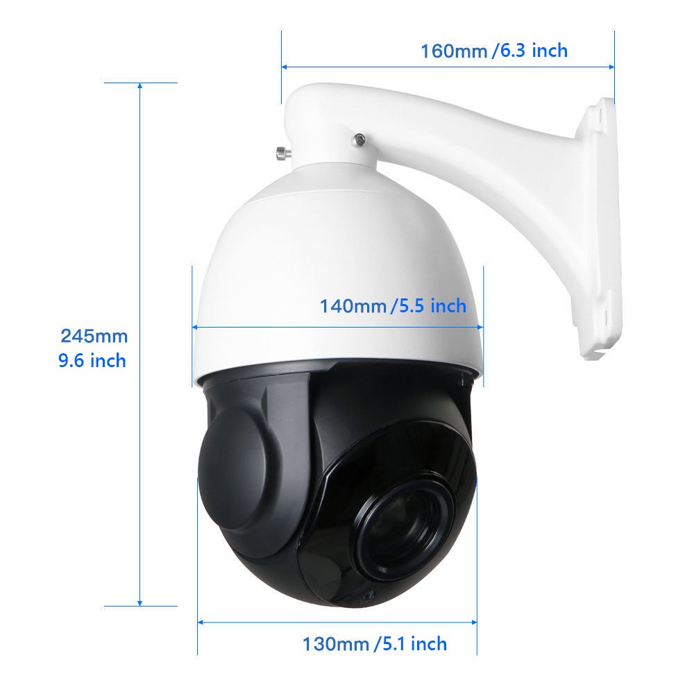 Mini Dome PTZ - 2MP - 4en1 - 36x Zoom - Sony