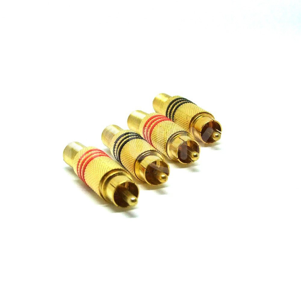 Connecteur RCA plaqué or