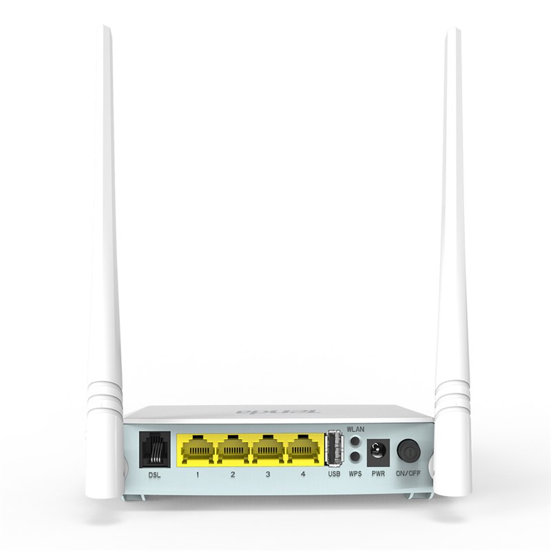 Routeur ADSL Tenda D301 sans fil 300N USB  2 Antennes