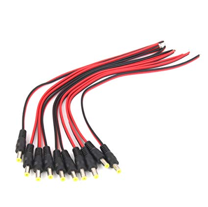 Prise D'ALIMENTATION CC Mâle 12V CCTV Caméra