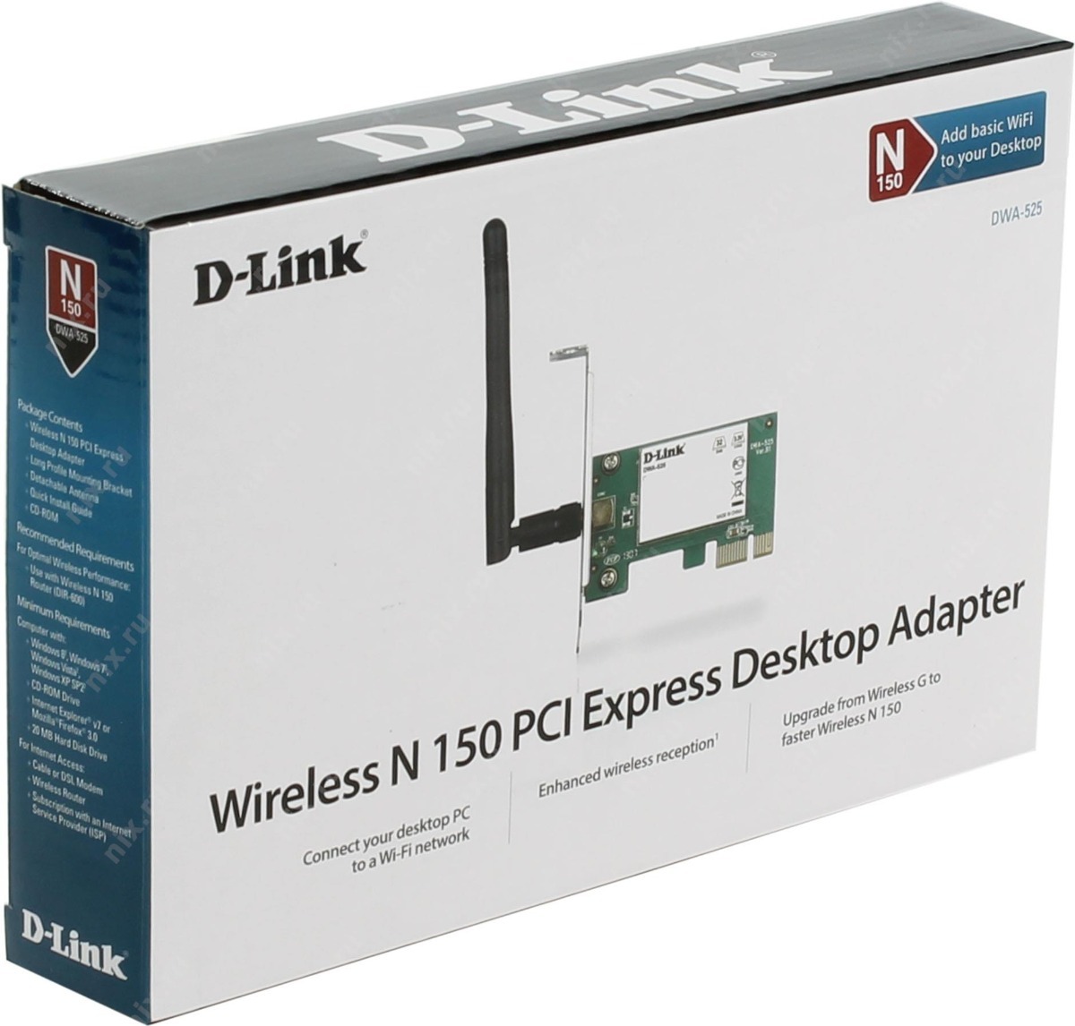 Adaptateur sans fil Wireless N 150 PCI
