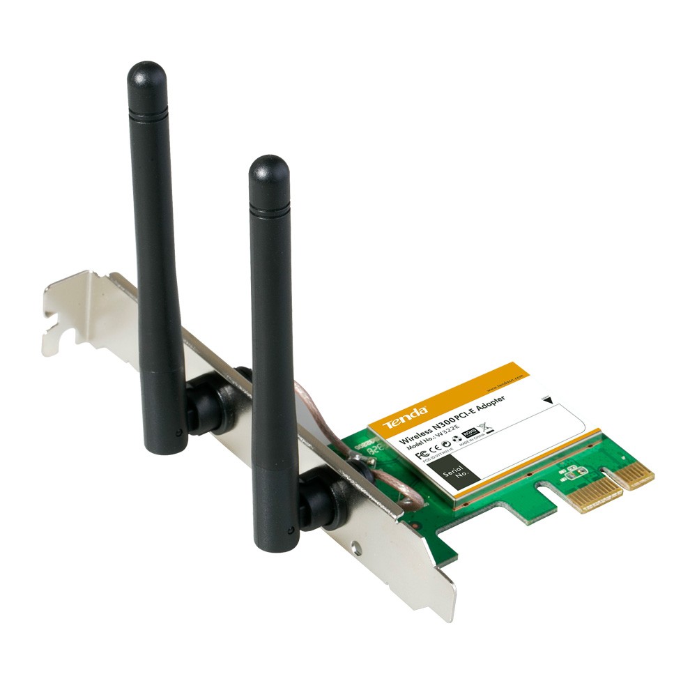 Tenda W322E Carte Wi-Fi PCI-Express 300MBps 2 Antennes