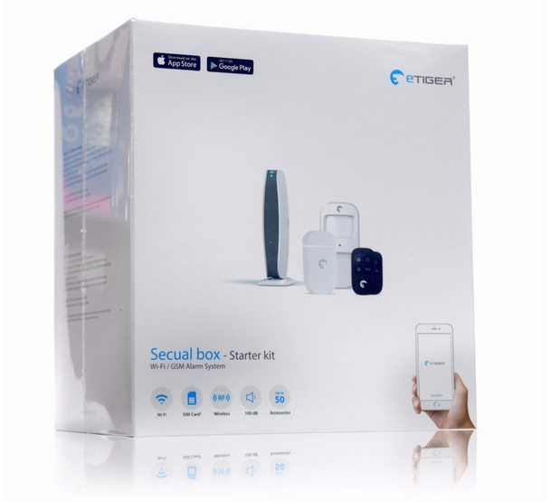 eTiger Secual Box v2 Système d’alarme Wi-Fi / GSM