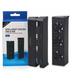 Ventilateur de Refroidissement pour PS4 Slim avec 4 USB Hub