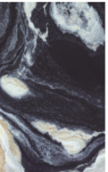 (Size:S; Pack 10) Back film ROCKSKIN - Marble Black
