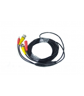 Cable Camera + Alimentation avec connecteur (5 Metres) - (liq)