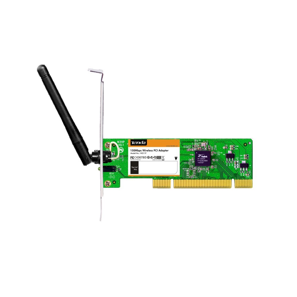 Tenda W311P Adaptateur PCI Wi-Fi N150 Antenne Integrée