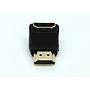 Connecteur HDMI mal-Femel - Coude