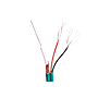 Bobine 500m Cable Coaxial avec Alimentation pour Camera - Vert