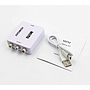 Adaptateur HDMI 2AV pour TV PC PS3 Support HD 1080P-Blanc