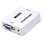 Adaptateur VGA2HDMI Convertisseur et Connecteur  pour PC Portable à la TVHD Projecteur-Blanc