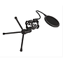 Support Trépied de Microphone Universel avec un Filtre Antichoc, Anti-pulvérisation