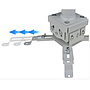 Support Métal pour Projecteur, Soutient 10kg, Ajustable et Rotatif 360 degrés