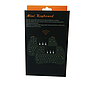 Mini clavier et souris Rétro-éclairé sans fil