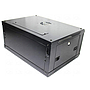 Coffret reseau Metallique 9U 550x350x328 Noir avec Etagere