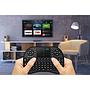 Mini clavier touchpad sans fil pour TV (clavier AZERTY rétro-éclairé)