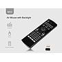 Télécommande et Clavier universelle Air Mouse 2.4 Ghz sans fil rétro-éclairées