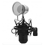 Microphone A Condensateur Unidirectionnel BM 8000 Noir, avec un Amortisseur Métal